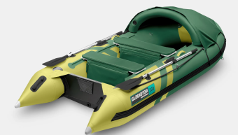 Моторная лодка ПВХ GLADIATOR C 330 AL зелёно-оливковый